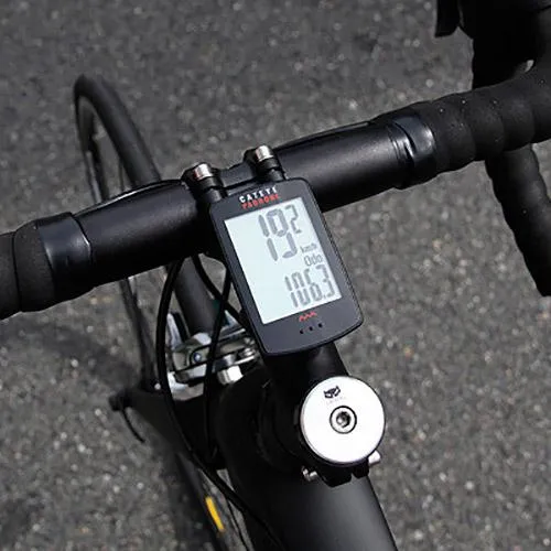 CatEye Padrone Pa100w Fahrradcomputer, Black, One Size CatEye Padrone Pa100w Fahrradcomputer, Black, One Size