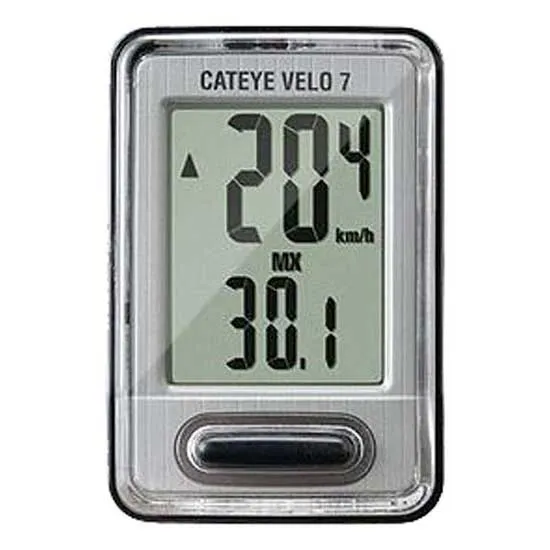 CatEye Velo 7 Fahrradcomputer, Black, One Size CatEye Velo 7 Fahrradcomputer, Black, One Size