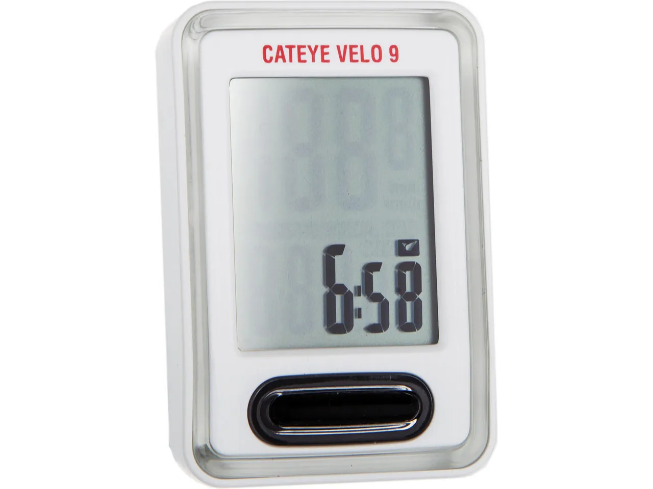CatEye Velo 9 CC-VL820 Fahrradcomputer, Schwarz, one_size