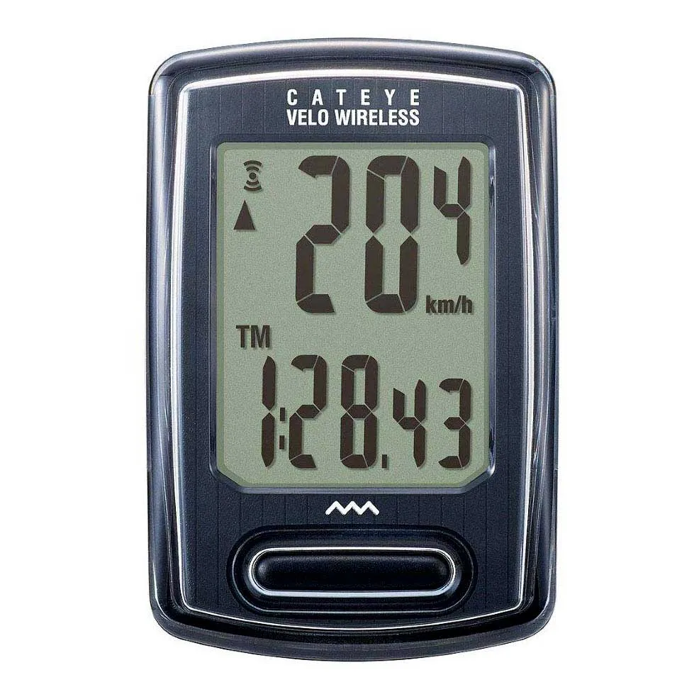 CatEye Velo Wireless Fahrradcomputer, Black, One Size