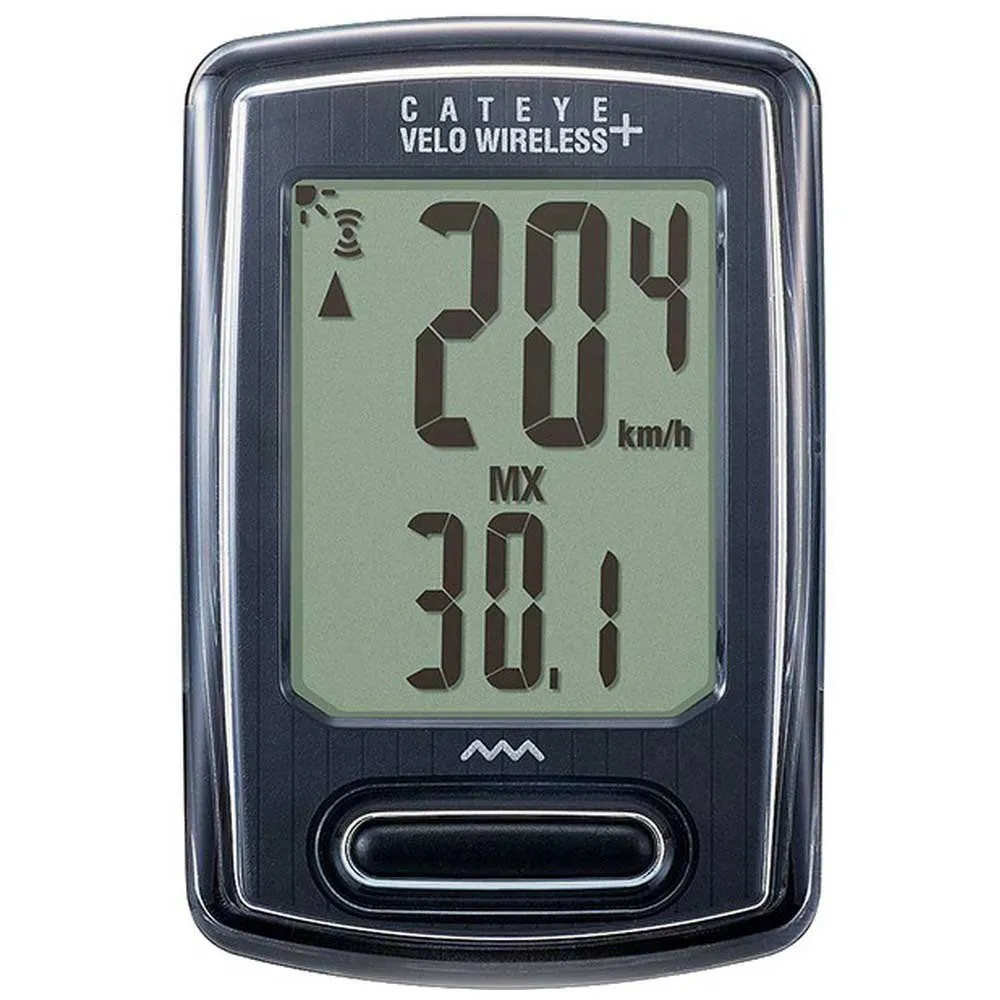 CatEye Velo Wireless+ Fahrradcomputer, Black, One Size CatEye Velo Wireless+ Fahrradcomputer, Black, One Size