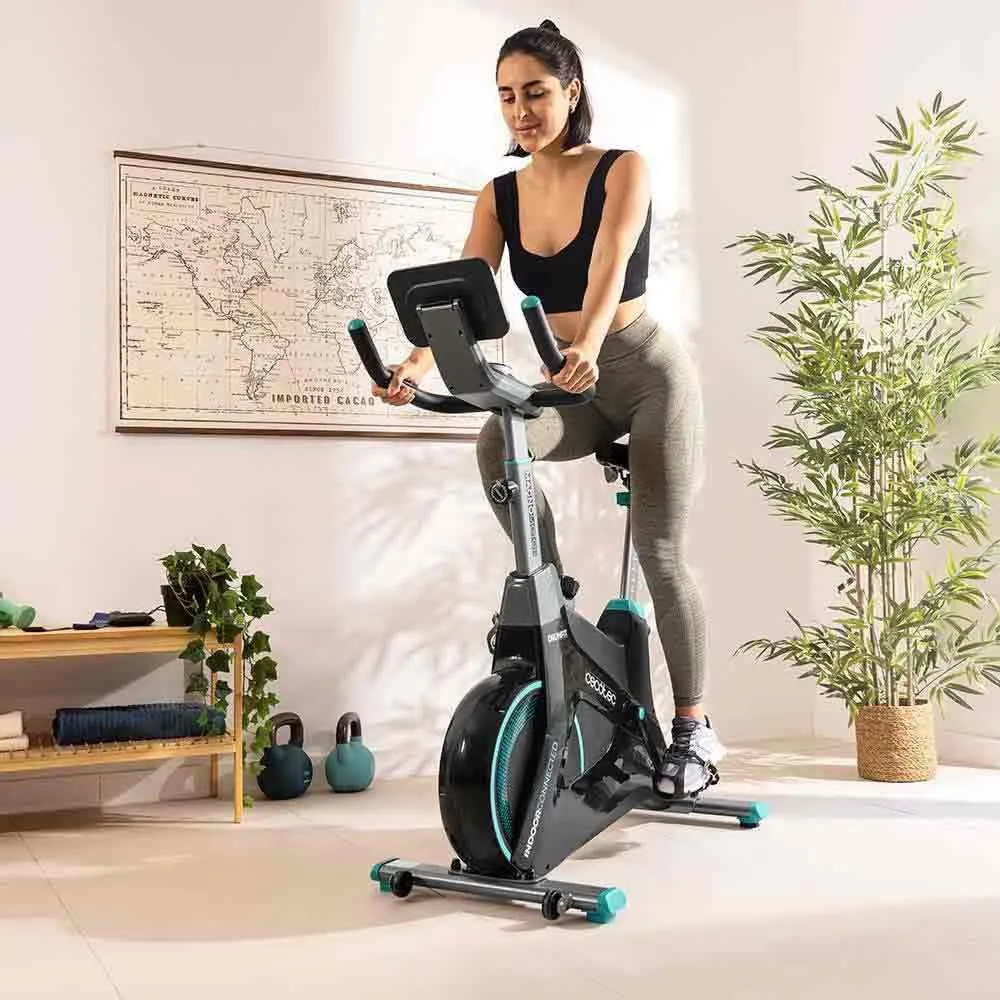 Cecotec Drumfit 10000 Magnomotor Connected Indoor-fahrrad, Black / grey / blue, One Size Cecotec Drumfit 10000 Magnomotor Connected Indoor-fahrrad, Black / grey / blue, One Size