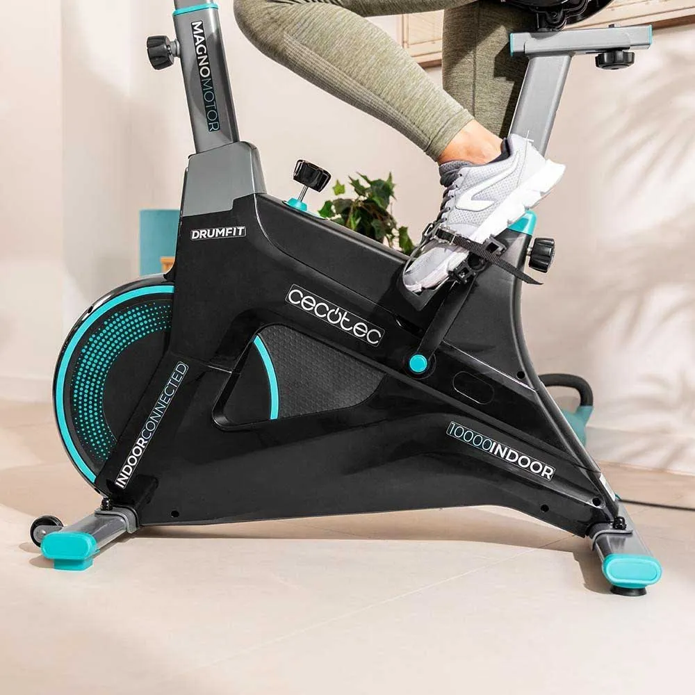 Cecotec Drumfit 10000 Magnomotor Connected Indoor-fahrrad, Black / grey / blue, One Size Cecotec Drumfit 10000 Magnomotor Connected Indoor-fahrrad, Black / grey / blue, One Size