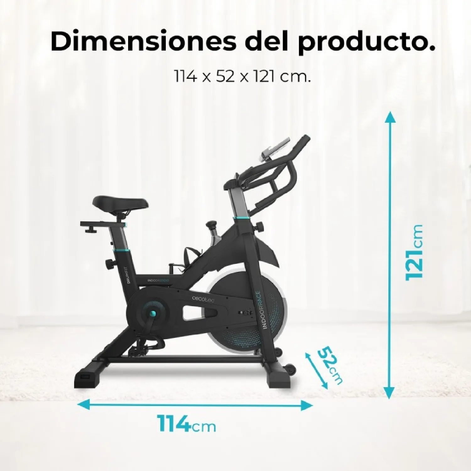 Cecotec Drumfit 20000 Race Heimtrainer, Black, One Size Cecotec Drumfit 20000 Race Heimtrainer, Black, One Size