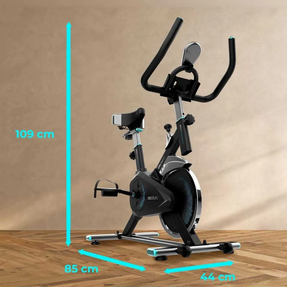 Cecotec Drumfit 6000 Compact Indoor-fahrrad, Black / grey / blue, One Size Cecotec Drumfit 6000 Compact Indoor-fahrrad, Black / grey / blue, One Size