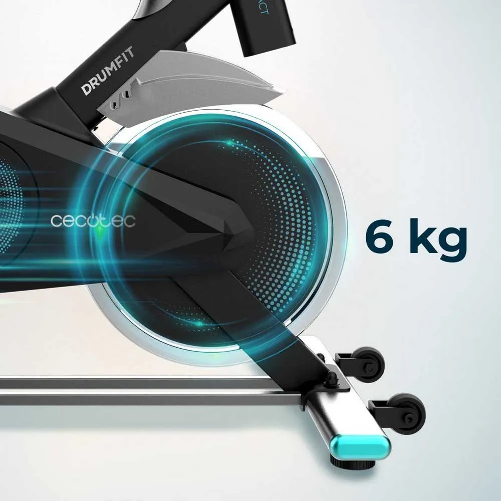 Cecotec Drumfit 6000 Compact Indoor-fahrrad, Black / grey / blue, One Size Cecotec Drumfit 6000 Compact Indoor-fahrrad, Black / grey / blue, One Size