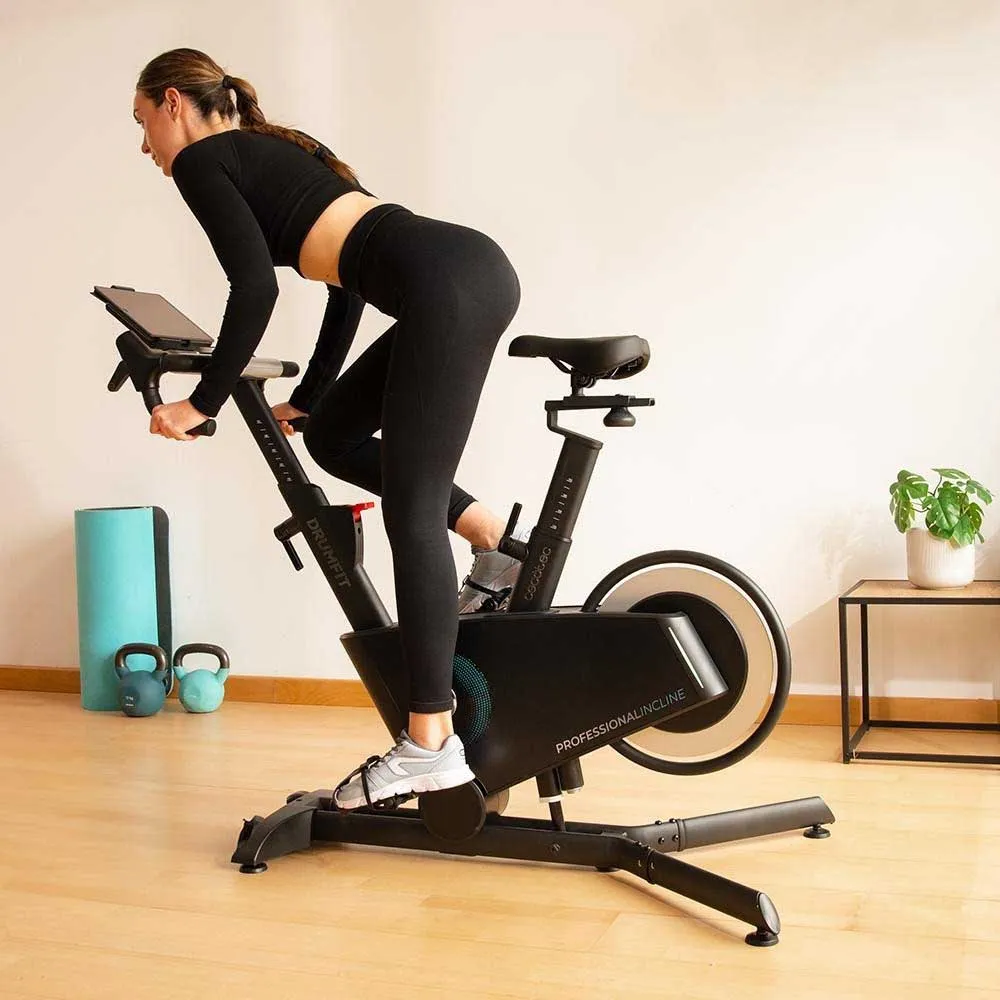 Cecotec Drumfit Professional Incline Indoor-fahrrad, Black / grey / blue, One Size Cecotec Drumfit Professional Incline Indoor-fahrrad, Black / grey / blue, One Size