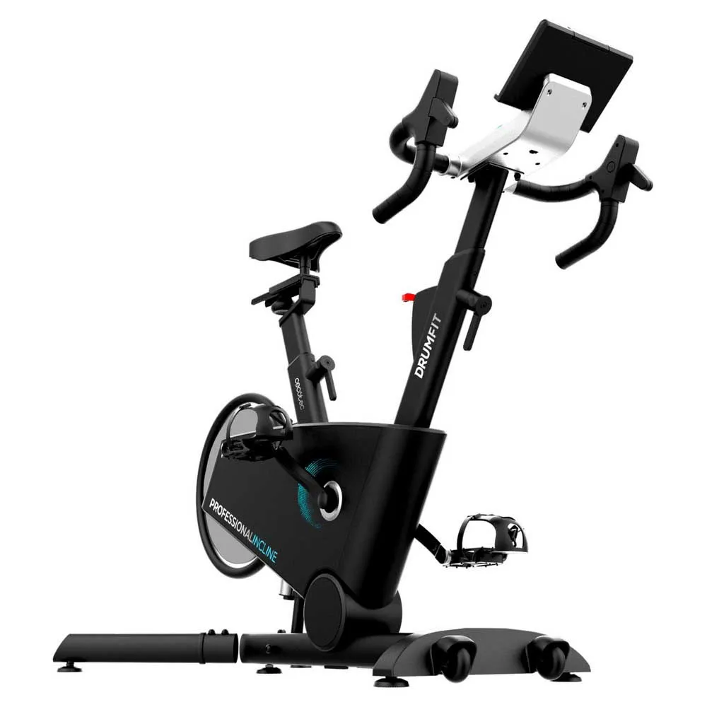 Cecotec Drumfit Professional Incline Indoor-fahrrad, Black / grey / blue, One Size Cecotec Drumfit Professional Incline Indoor-fahrrad, Black / grey / blue, One Size