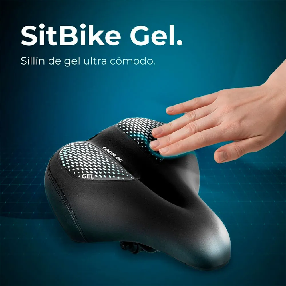 Cecotec Drumfit Sitbike Gel Sattel, Black / blue, 200mm