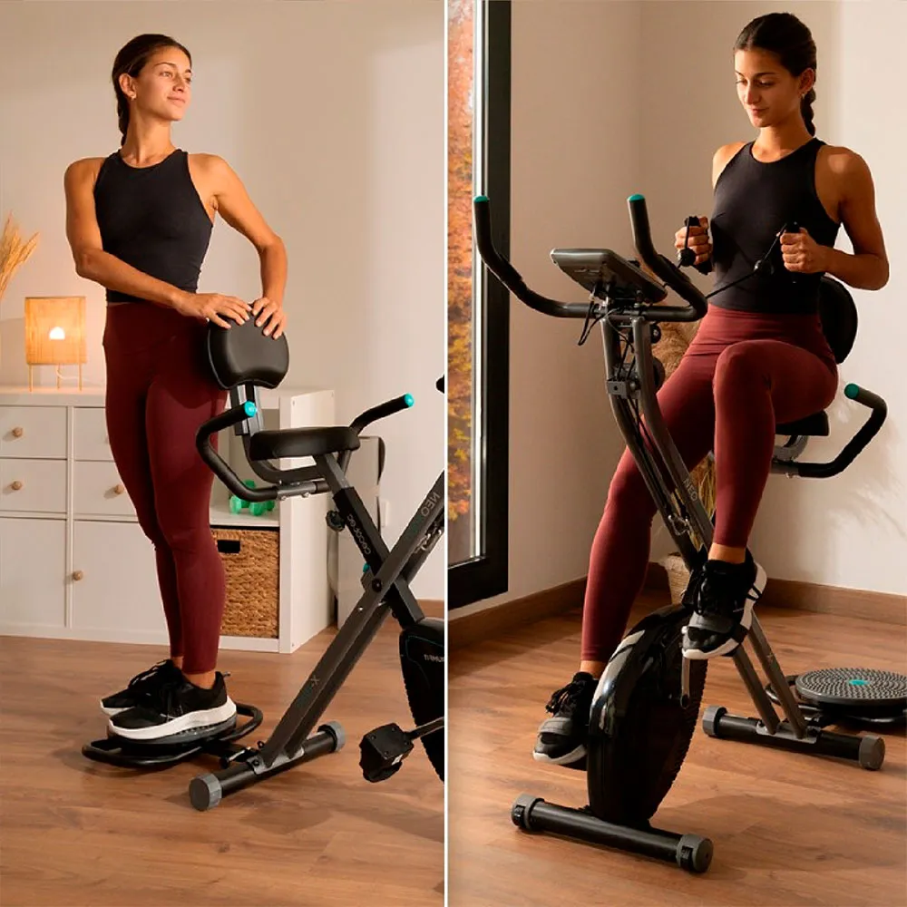 Cecotec Drumfitx-bike 3000 Neo Pro Heimtrainer, Black / blue, One Size