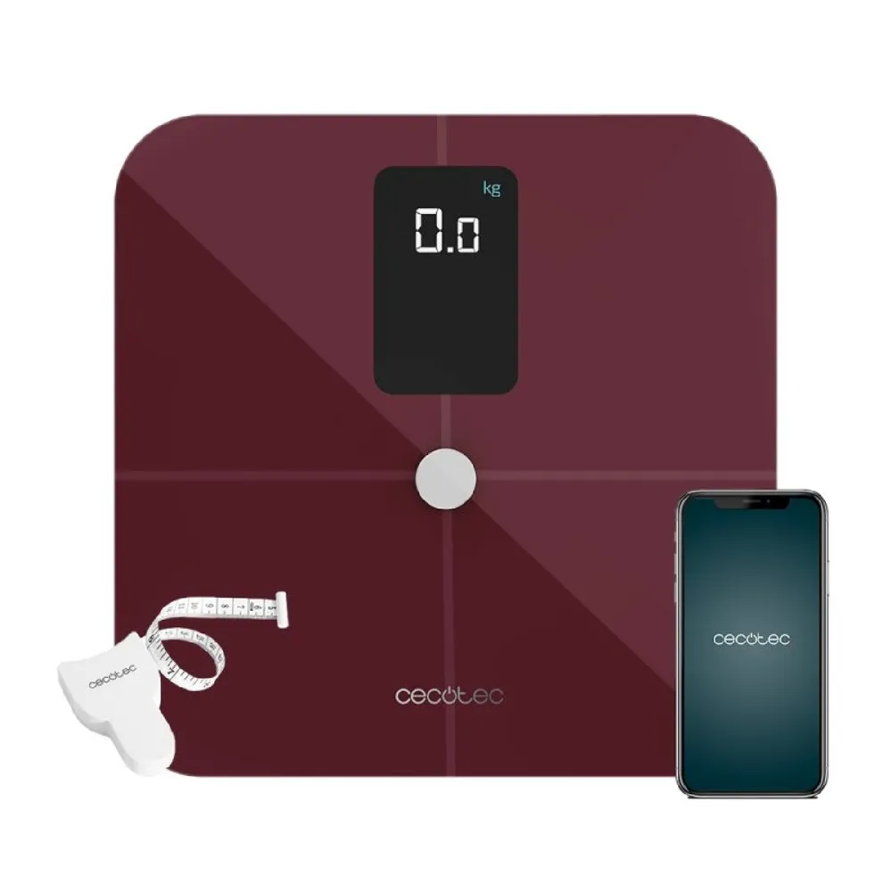 Cecotec Precision 10400 Smart Healthy Vision Garnet Waage, One size Cecotec Precision 10400 Smart Healthy Vision Garnet Waage, One size