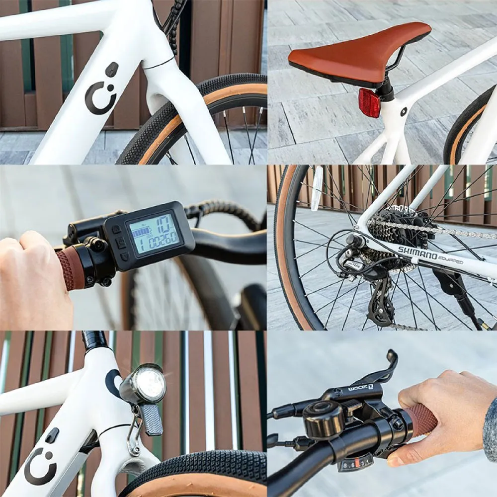 Cecotec Sprint 28´´ Elektrofahrrad, White, One Size Cecotec Sprint 28´´ Elektrofahrrad, White, One Size