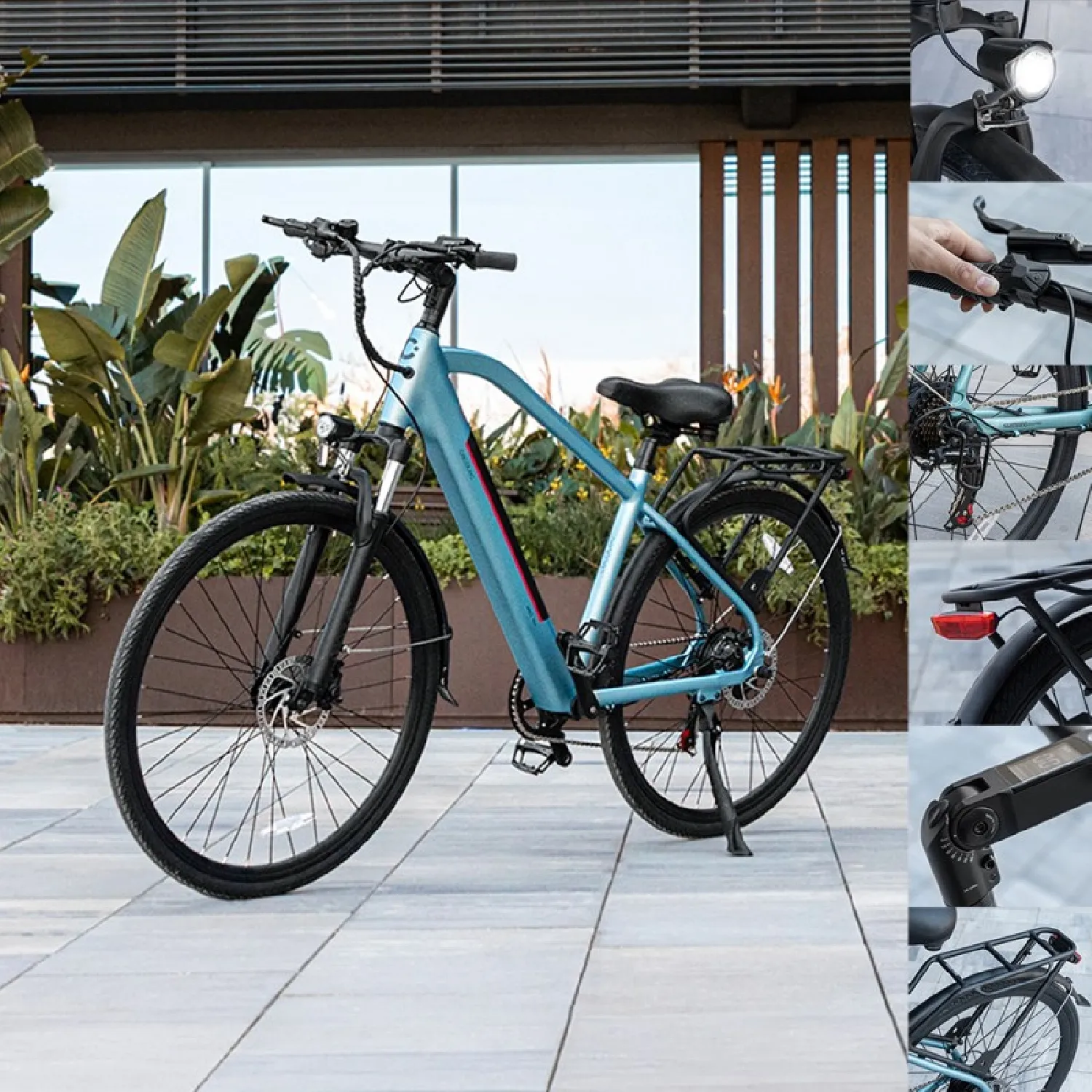 Cecotec Urban Pro 28´´ Elektrofahrrad, Blue, One Size Cecotec Urban Pro 28´´ Elektrofahrrad, Blue, One Size