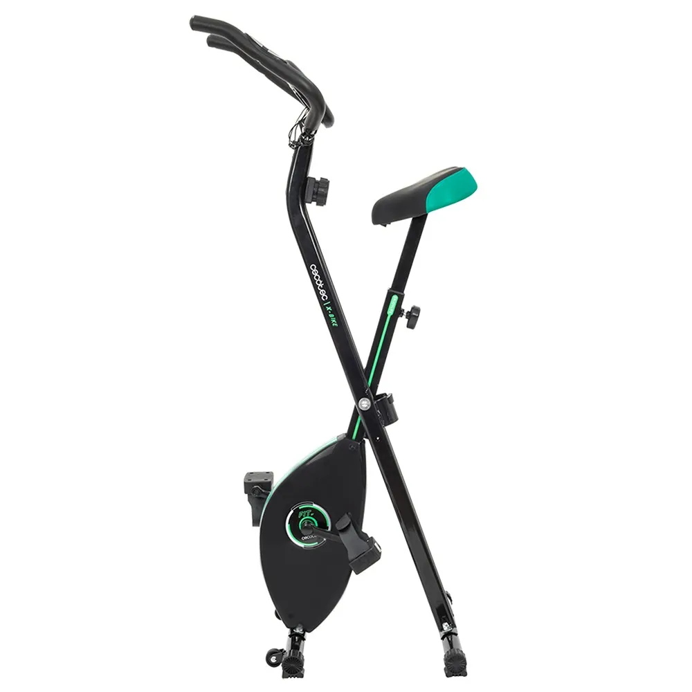 Cecotec X-bike Heimtrainer, Black / green, One Size