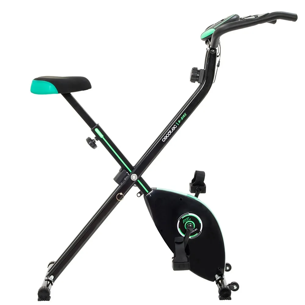 Cecotec X-bike Heimtrainer, Black / green, One Size