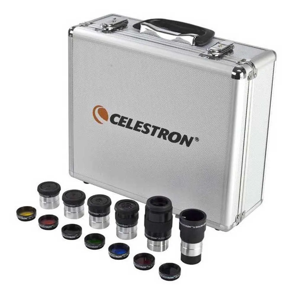 Celestron Eyepiece And Filter Kit 1.25 Teleskoplinse, Black, One Size Celestron Eyepiece And Filter Kit 1.25 Teleskoplinse, Black, One Size