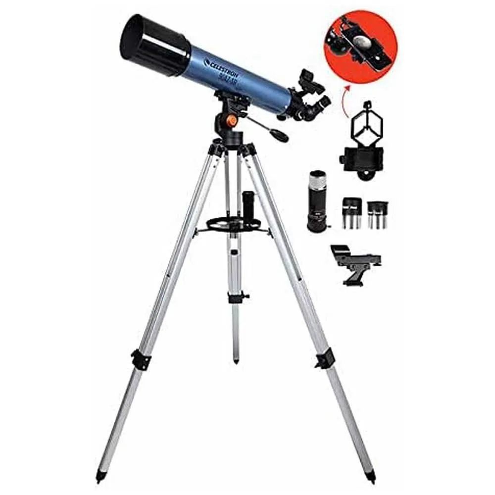 Celestron Inspire 90 Mm Az Teleskop, Black, One Size Celestron Inspire 90 Mm Az Teleskop, Black, One Size