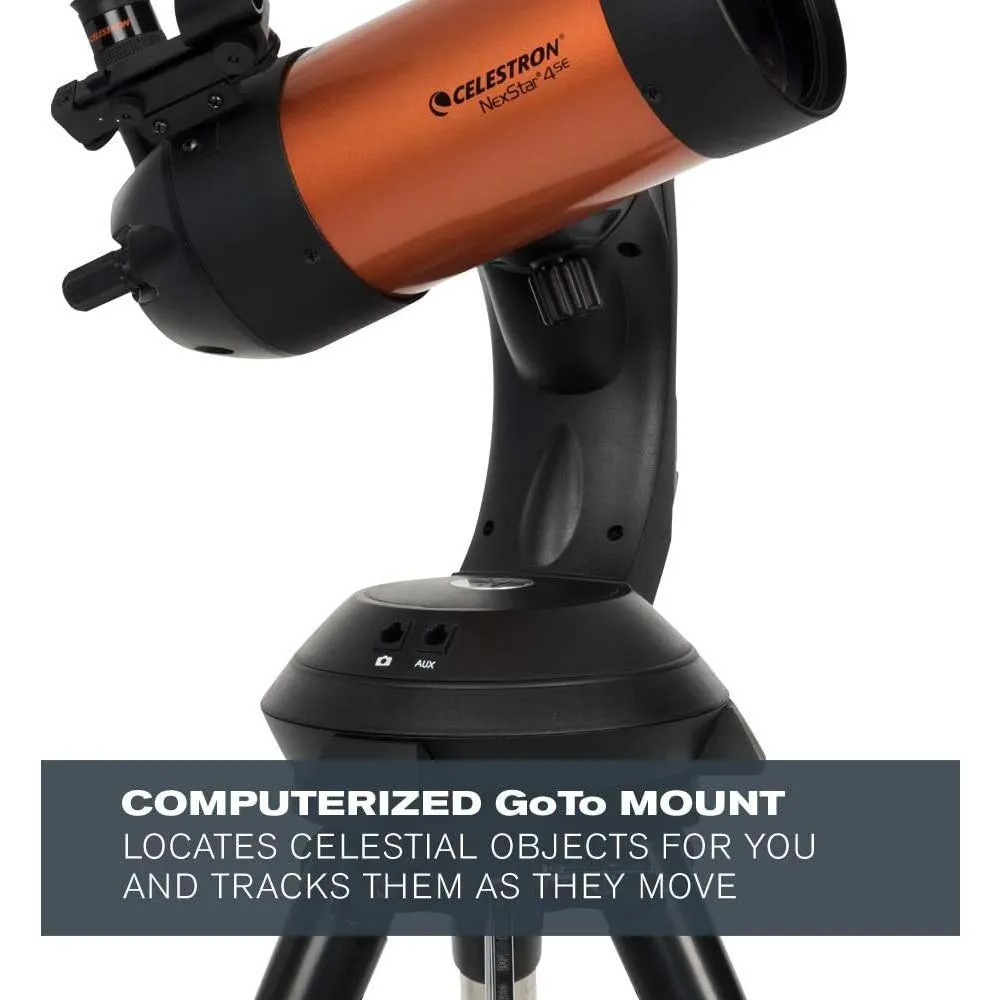 Celestron Nexstar 4 Se Teleskop, Black, One Size Celestron Nexstar 4 Se Teleskop, Black, One Size