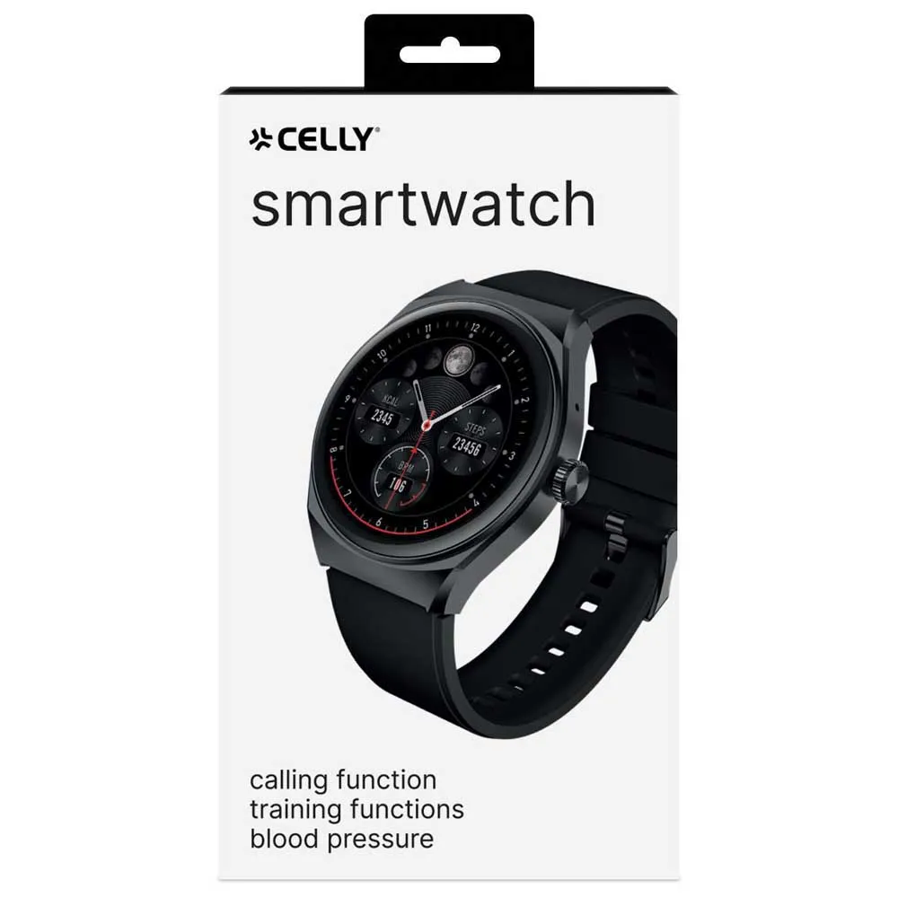 Celly Halo Smartwatch, Black Celly Halo Smartwatch, Black