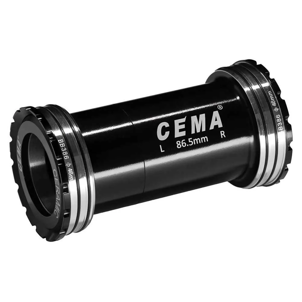 Cema Bb386 Ceramic Sram Dub Lagerschalen, Black, 86.5mm Cema Bb386 Ceramic Sram Dub Lagerschalen, Black, 86.5mm