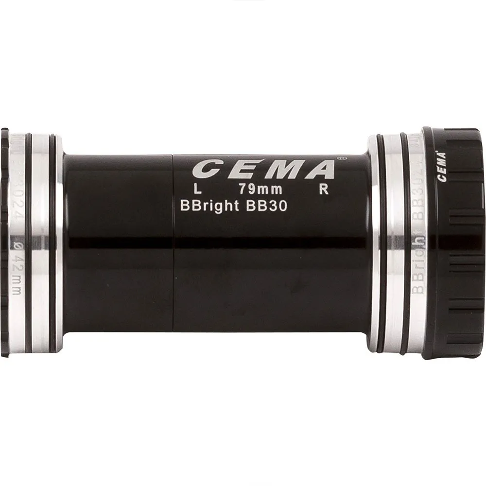 Cema Bbright 46 Stainless Steel Bb30/pf30 Lagerschalen, Black, 79mm Cema Bbright 46 Stainless Steel Bb30/pf30 Lagerschalen, Black, 79mm
