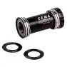 Cema Bbright42 Stainless Steel Shimano Lagerschalen, Black, 79mm