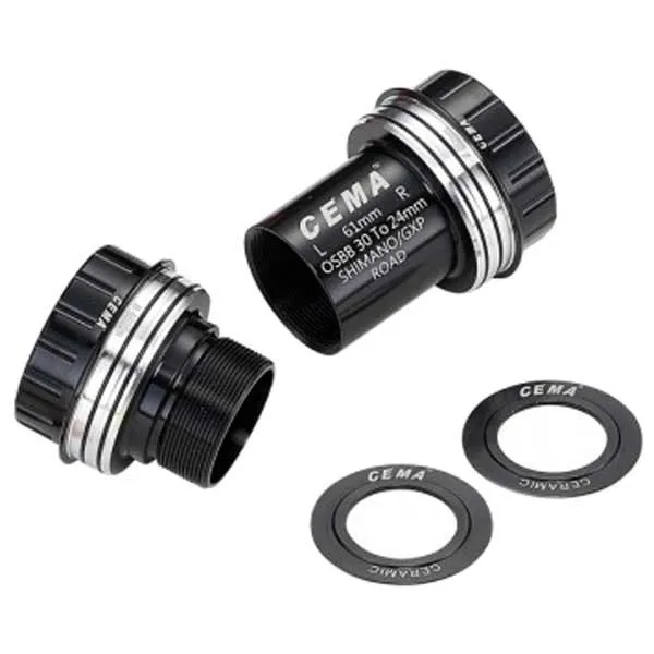 Cema Osbb Stainless Steel Shimano Lagerschalen, Black, 61mm Cema Osbb Stainless Steel Shimano Lagerschalen, Black, 61mm