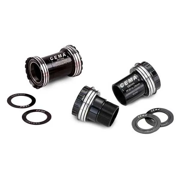 Cema Pf30 Ceramic Bb30/pf30 Lagerschalen, Black, 68/73mm Cema Pf30 Ceramic Bb30/pf30 Lagerschalen, Black, 68/73mm