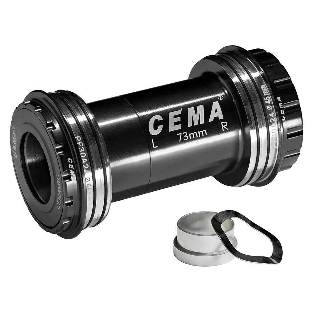 Cema Pf30a Interlock Stainless Steel Sram Gxp Lagerschalen, Black, 73mm Cema Pf30a Interlock Stainless Steel Sram Gxp Lagerschalen, Black, 73mm
