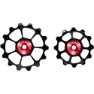 Cema Shimano 105/ultegra Ceramic Fahrrad-schaltröllchensatz, Black, 12-14t