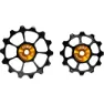 Cema Shimano 105/ultegra Ceramic Fahrrad-schaltröllchensatz, Black, 12-14t