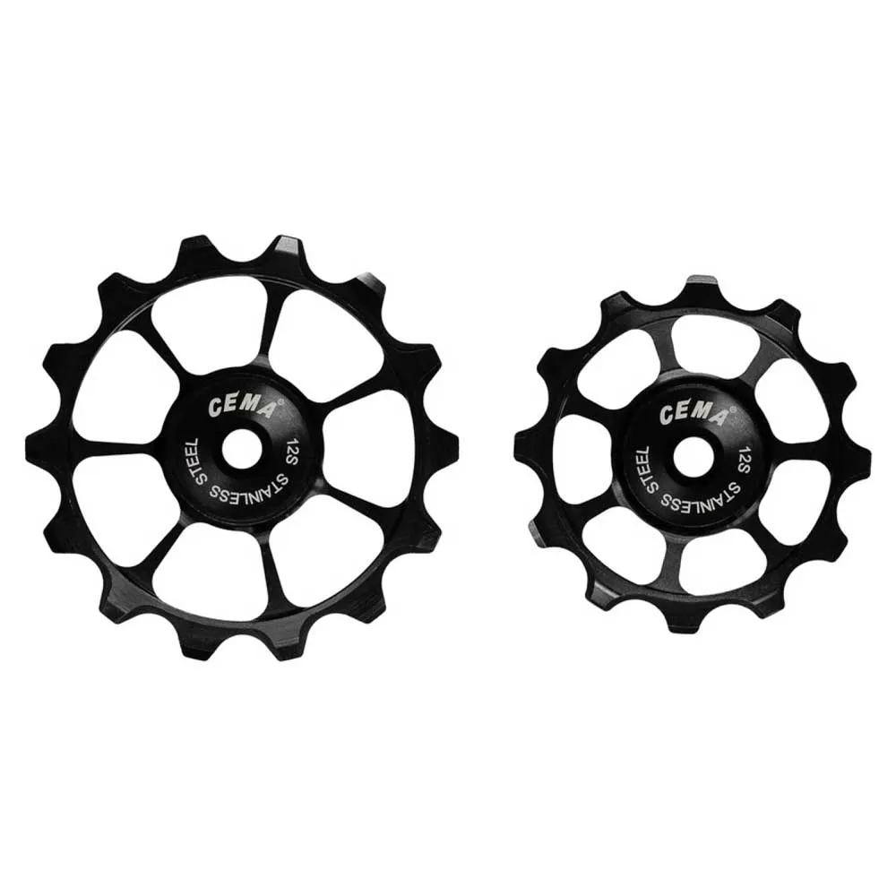 Cema Shimano 105/ultegra Fahrrad-schaltröllchensatz, Black, 12-14t Cema Shimano 105/ultegra Fahrrad-schaltröllchensatz, Black, 12-14t