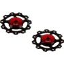 Cema Shimano/sram Eagle Inox Fahrrad-schaltröllchensatz, Black, 12s