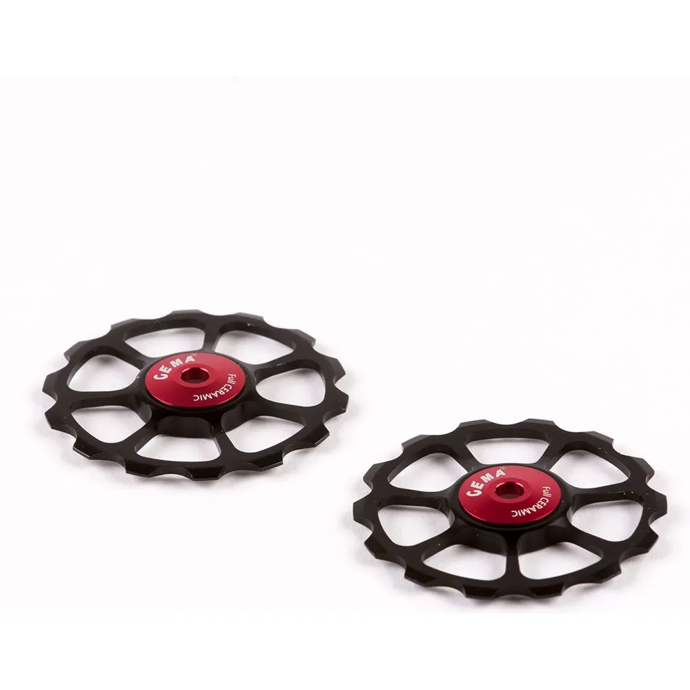 Cema Sram Xx1/x01 Full Ceramic Fahrrad-schaltröllchensatz, Black, 10-11s Cema Sram Xx1/x01 Full Ceramic Fahrrad-schaltröllchensatz, Black, 10-11s