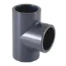 Cepex 22604 90º Pvc Ø110 T-stück Mit Muffe Für Klebeverbindung X Bsp-innengewinde, Grey, One Size