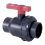 Cepex 22778 Ø90 ``uniblock´´ Kugelhahn Weibliche Lösungsmittel-steckdose Sitzverbindungen Hdpe O-ringe Epdm, Grey, One Size