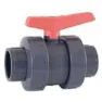 Cepex 22797 Pvc-u Ø110 Pn16 Kugelhähne Standardserie Pe Epdm Klebesockel, Grey, One Size