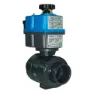 Cepex 31422 Ø25 Pvc-u Industriekugelhahn Ptfe-epdm Elektrisch Betätigt Ac/dc 80-240v, Grey, One Size