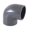 Cepex 34807 90º Pvc Ø400 Klebemuffe unisex, Grey, One Size