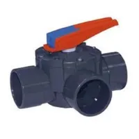 Cepex 41862 Ø63-75 3-wege-drehscheibenventil Innengewinde/außengewinde Epdm-o-ringe Silikondichtung Cepex 41862 Ø63-75 3-wege-drehscheibenventil Innengewinde/außengewinde Epdm-o-ringe Silikondichtung
