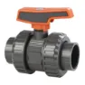 Cepex 41870 Pvc-u Ø3 Kugelhähne Standardsortiment Ptfe Epdm Bsp Innengewinde Schwarzer Punkt, Grey, One Size