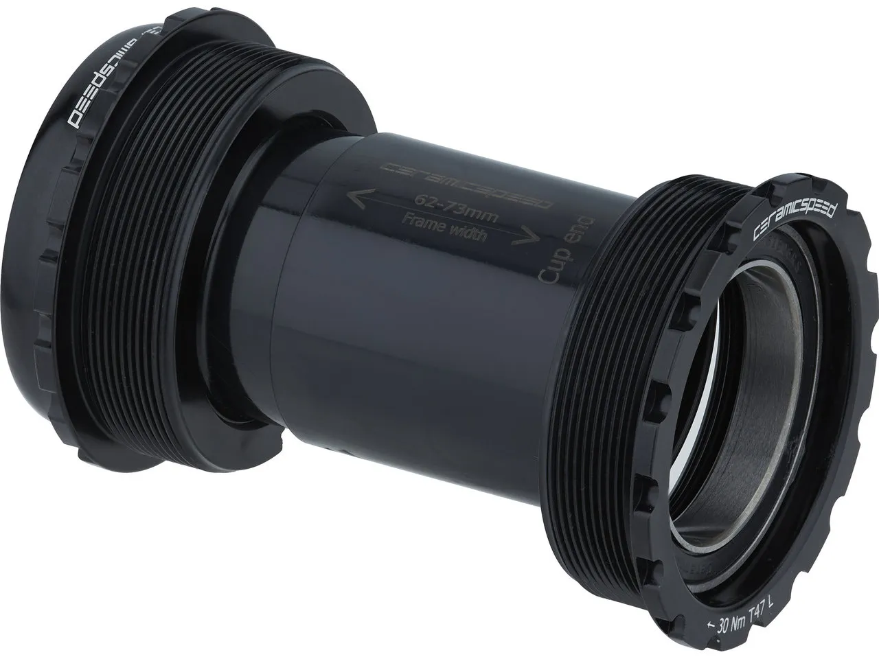 CeramicSpeed 30 mm Innenlager, Black, T47a CeramicSpeed 30 mm Innenlager, Black, T47a
