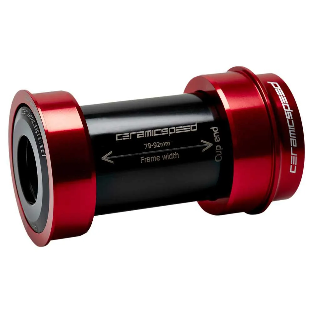 CeramicSpeed Bbright Sram Gxp Coated Lagerschalen, Red, 79mm CeramicSpeed Bbright Sram Gxp Coated Lagerschalen, Red, 79mm