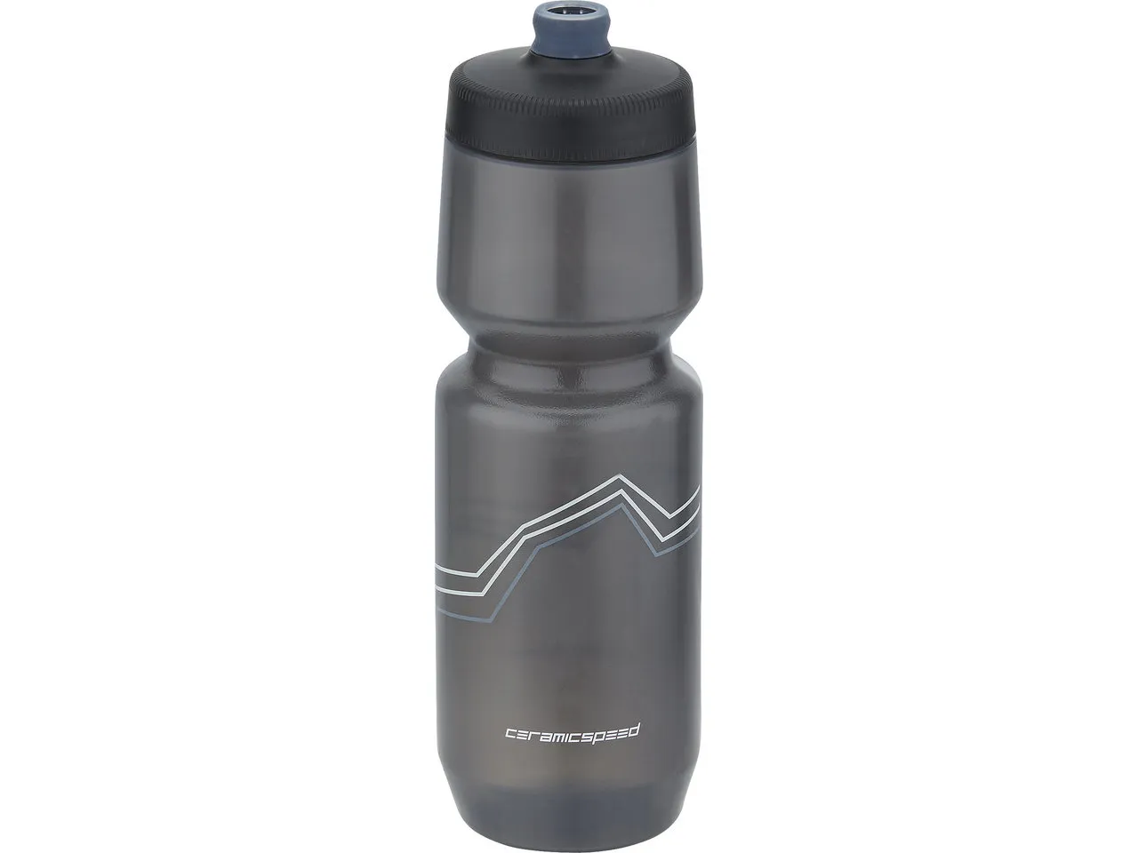 CeramicSpeed Bidon Trinkflasche, Transparent-black, 760ml