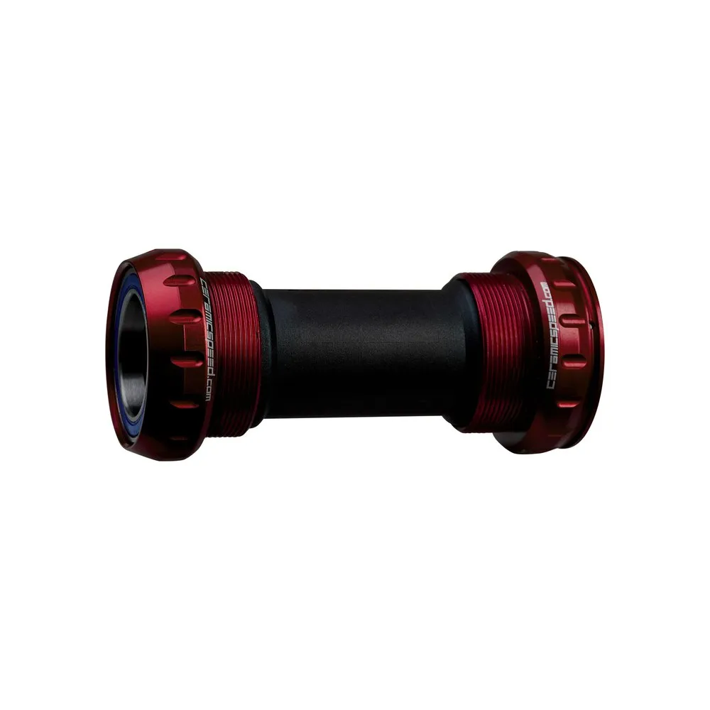 CeramicSpeed Bsa Coated 68 Mm Ultratorque 25 Mm Tretlager, Red, One Size CeramicSpeed Bsa Coated 68 Mm Ultratorque 25 Mm Tretlager, Red, One Size
