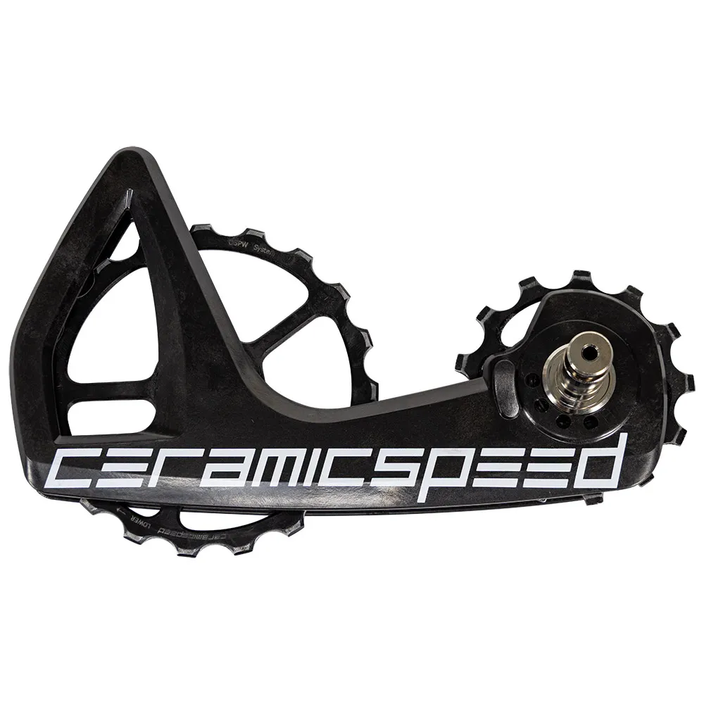 CeramicSpeed Ospw 12s Shimano Da9200+ult8100 Riv Carbon Stützradsystem Refurbished, Black, One Size