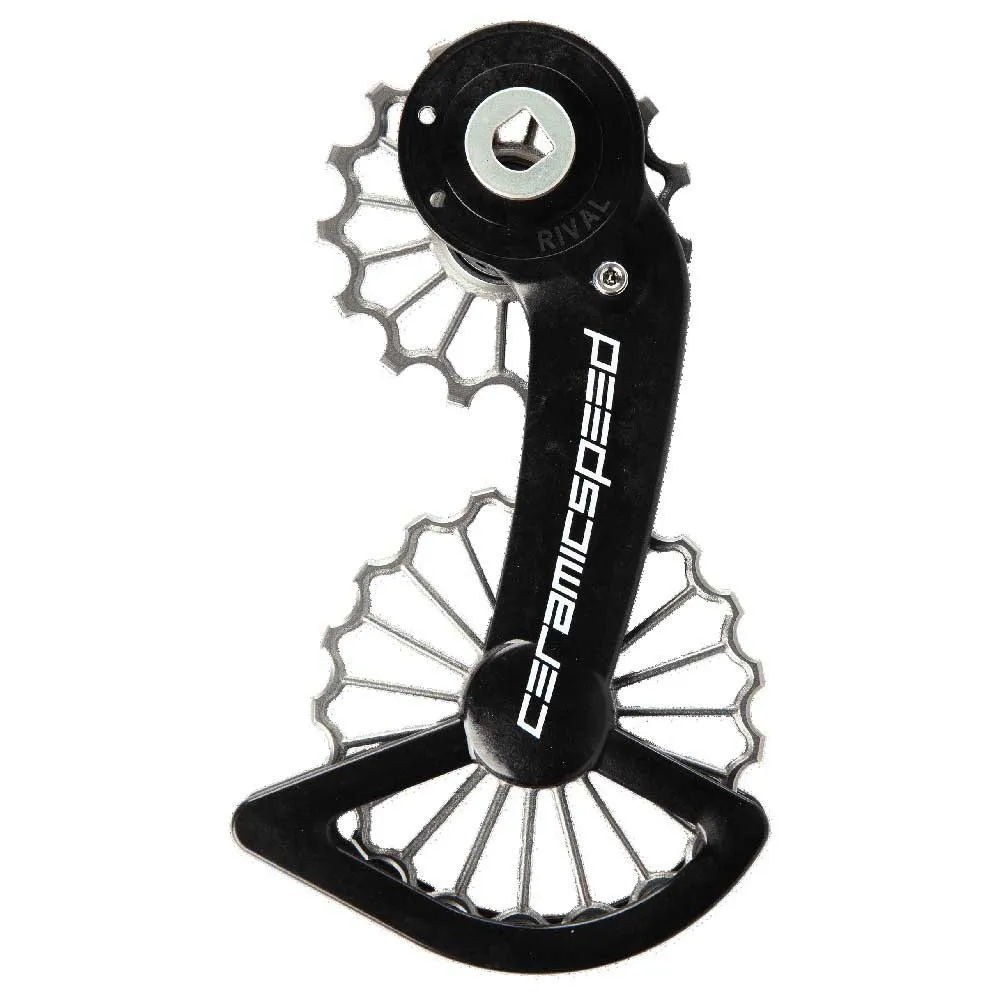 CeramicSpeed Ospw 3d Printed Hollow Titanium Sram Rival Axs Alt Stützradsystem, Black, 15-19t CeramicSpeed Ospw 3d Printed Hollow Titanium Sram Rival Axs Alt Stützradsystem, Black, 15-19t