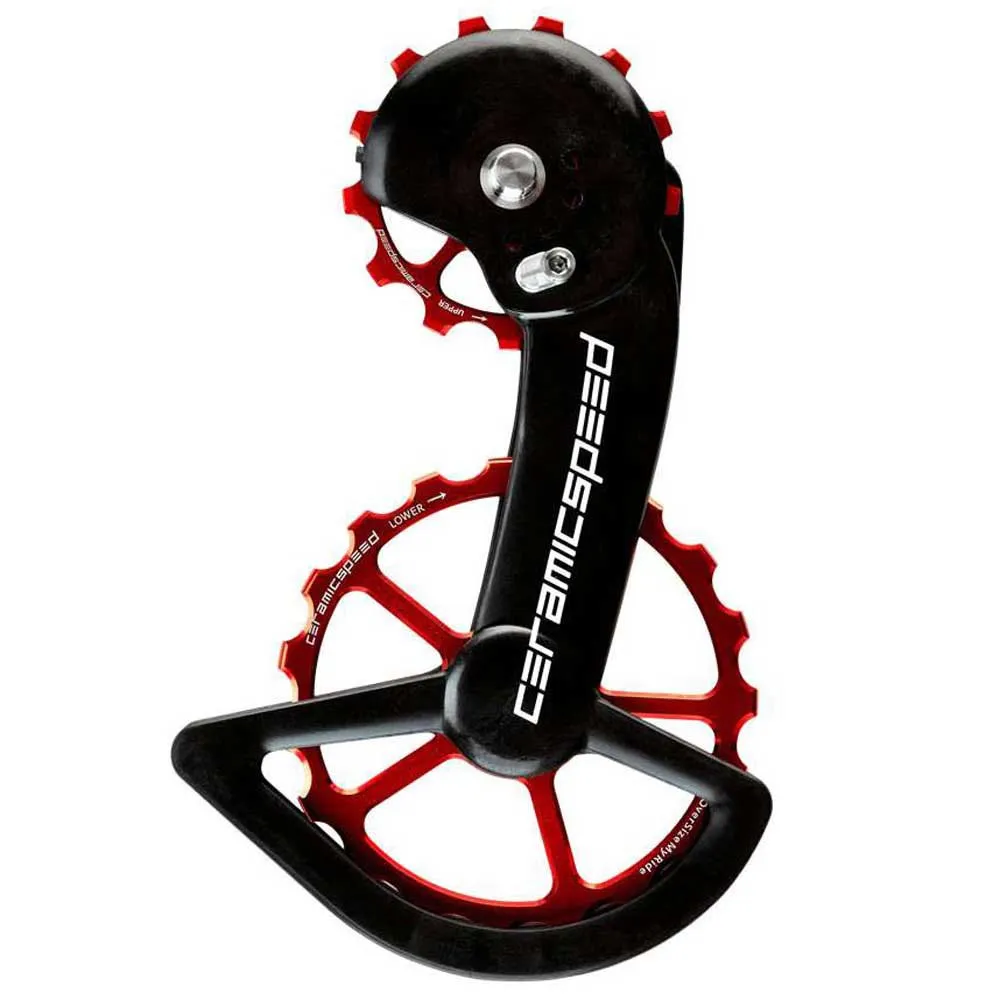 CeramicSpeed Ospw Shimano Grx/ultegra Rx 2x Stützradsystem, Red, One Size