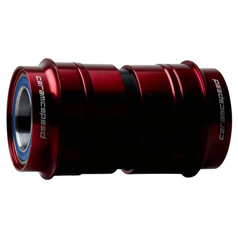 CeramicSpeed Press Fit Pf30 Shimano Tretlager, Red, 68/73mm