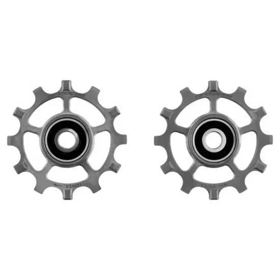 CeramicSpeed Pw Shimano 11s Nw 9100/8000/rx800/grx Titanium Coated Fahrrad-schaltröllchensatz, Silver, 12t CeramicSpeed Pw Shimano 11s Nw 9100/8000/rx800/grx Titanium Coated Fahrrad-schaltröllchensatz, Silver, 12t